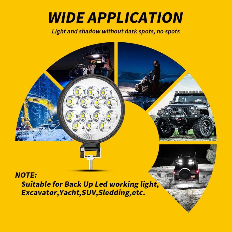 Dxz Mini 3inch 14LED Lighting System for Car Work Light Spot Light 6500K 3030 Chips