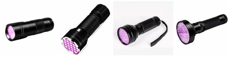 9 LED UV Ultraviolet Flashlight Purple Color Blacklight AAA Battery Money Detection Torch Light Lamp