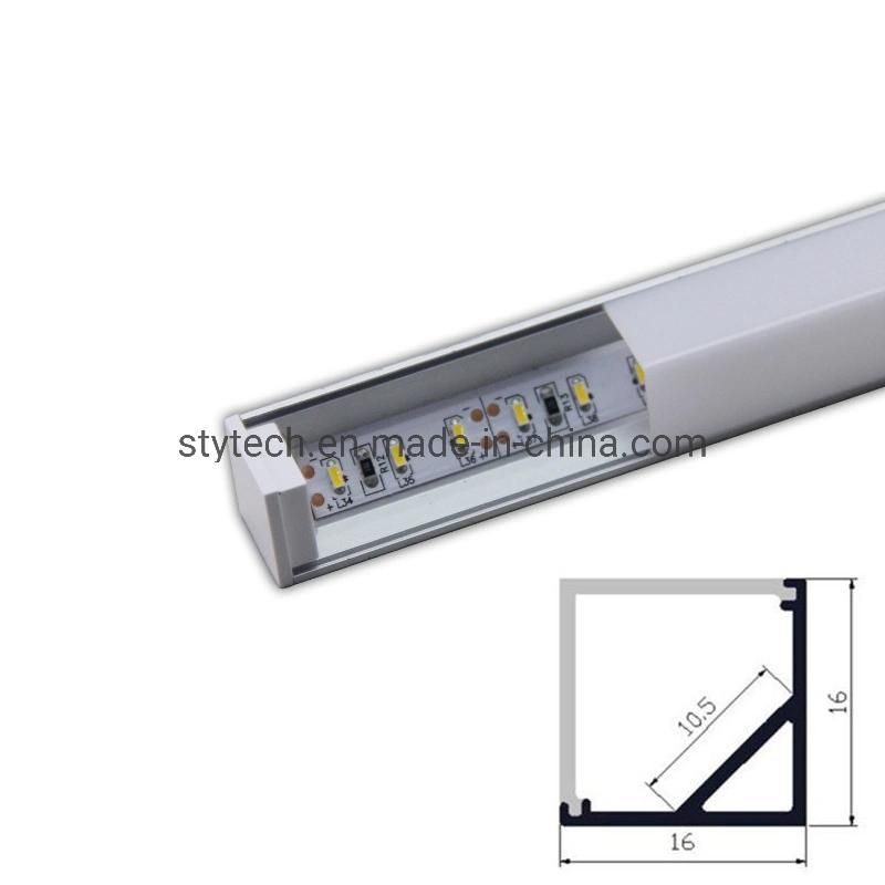 Squre Surface Mount Aluminum Profile Under Cabinet Strip Light J-1615