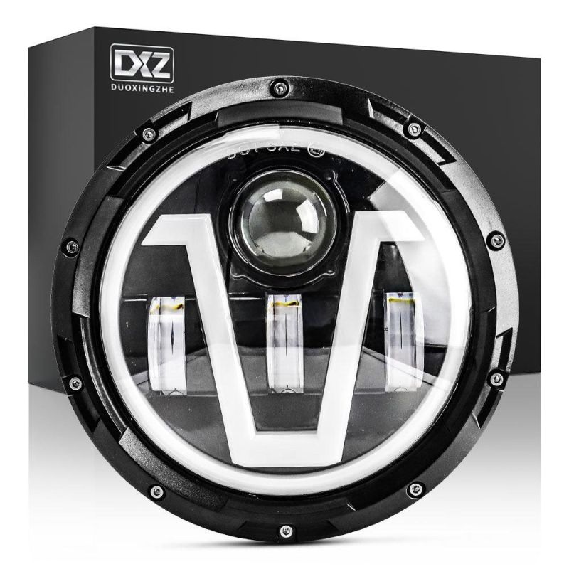 Dxz Headlight Accessories for Jeep Wrangler and Truck 5X7 75W High Low Beam Headlight Angle Eye Thick Lamp
