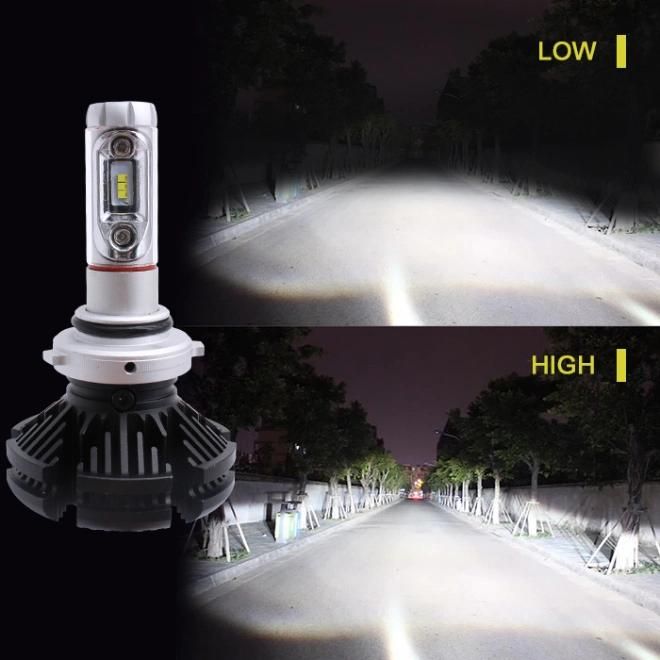 Factory Wholesale IP67 Focos LED X3 H4 LED H7 H1 H11 9005 Hb3 9006 3000K 6500K 8000K Car LED Waterproof Zes Hir1 Hir2 H15 H16 Altas Bajas Headlamp LED Headlight