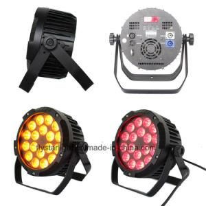 DMX512 Popular Show Using RGBWA 5in1 18PCS Slim PAR Light