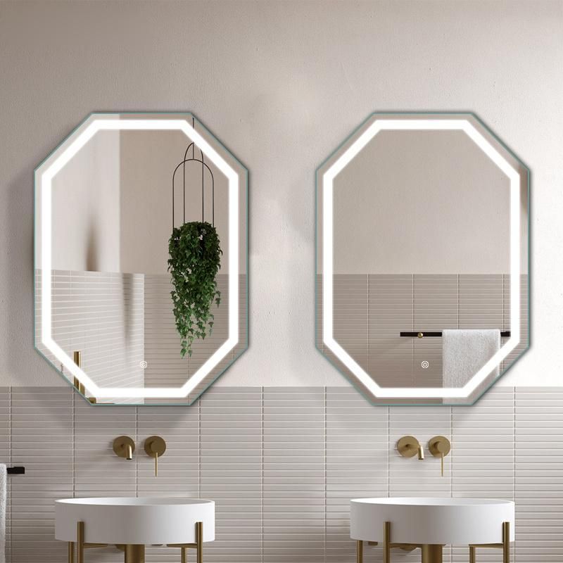 Bathroom Makeup LED Three-Color Touch Mirror Light