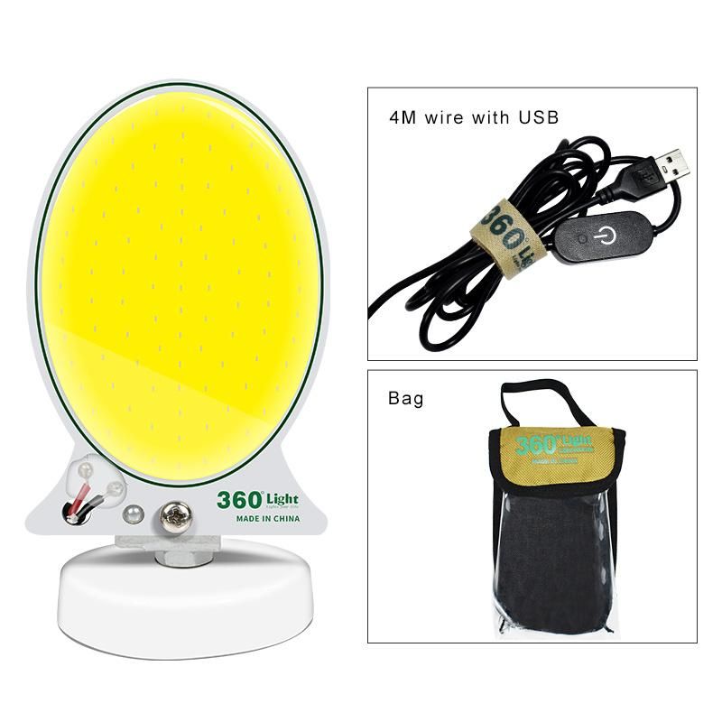 TM-24 Portable Rechargeable Lantern LED Camping Light COB USB Outdoor Lantern Night Flea Market Lamp Car Repairing Lamp