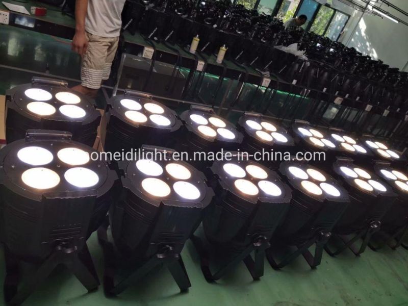 Aomeidi Disco LED Effect COB 4eyes*50W Warm White+Cool White LED PAR Light for Stage