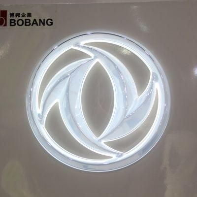 Electroplating Chrome ABS LED Backlit Car Logo Signs for Toyota