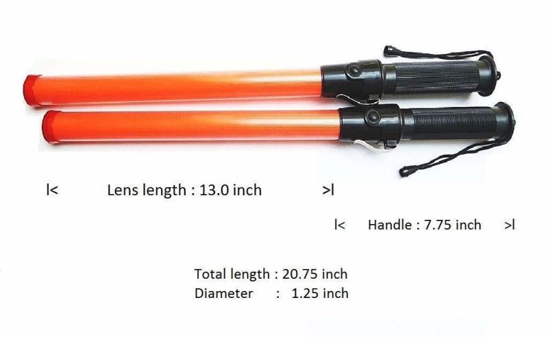 Traffic LED Flashing Warning Traffic Baton Police Wand