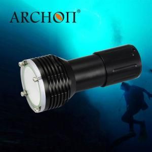 Diving Flashlight 1400lm Video&Photography Rechargeable Torch