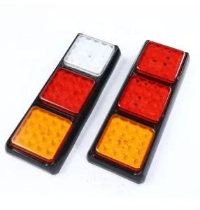 Tail Stop Reverse Signal Lamp Combination Truck Light with Plate Board