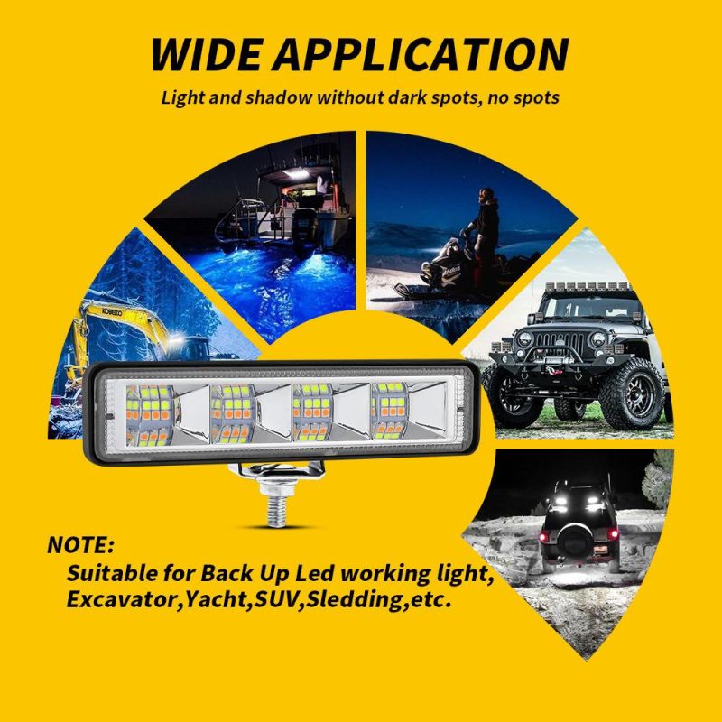 Dxz 24LED 6inch Wholesale High Bright LED Work Light 4X4 Offroad for Truck SUV Jeep Driving Light