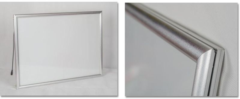 Acrylic Crystal Lightbox Menu Board Signaga Aluminum Profile Light Box