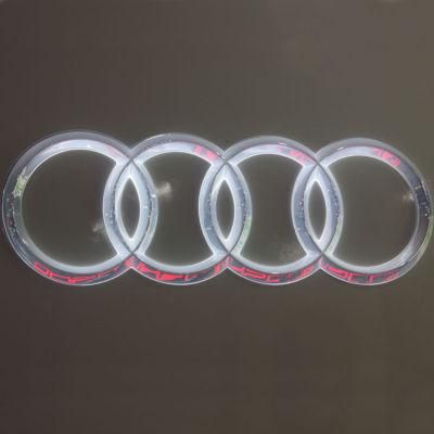 Round Lighted LED Car Logo Emblem Signage