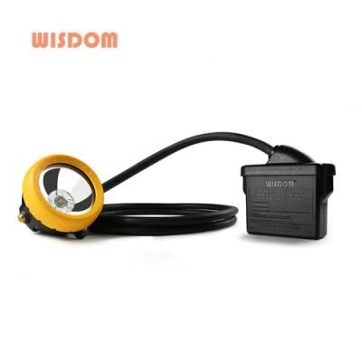 Wisdom Mining Headlamp with Cable, High Power LED Cap Lamp