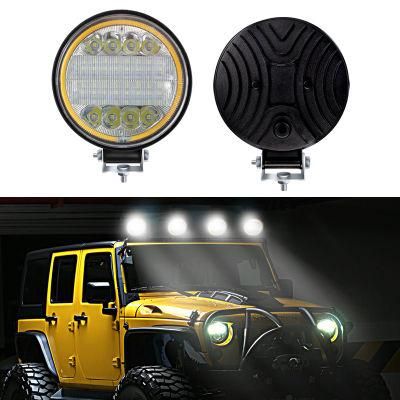 Haizg Car Truck Tractor Boat Trailer 72W Car LED Work Light 3030 Super Spotlight LED Light