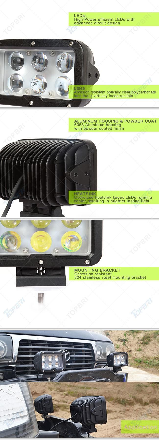 60W ATV 4X4 LED Spot Inspection Marine Driving Lamp