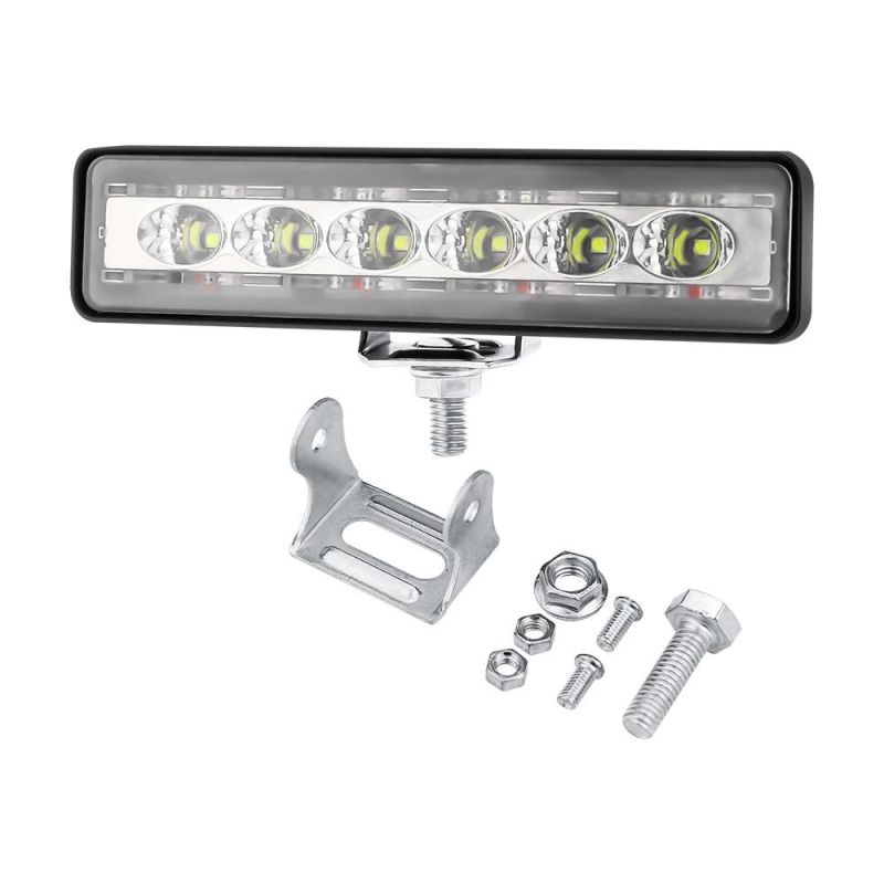 Dxz 6inch 14SMD One Font Spot Single Row Flash LED Light Bar for Truck LED Work Light for SUV Vehicles