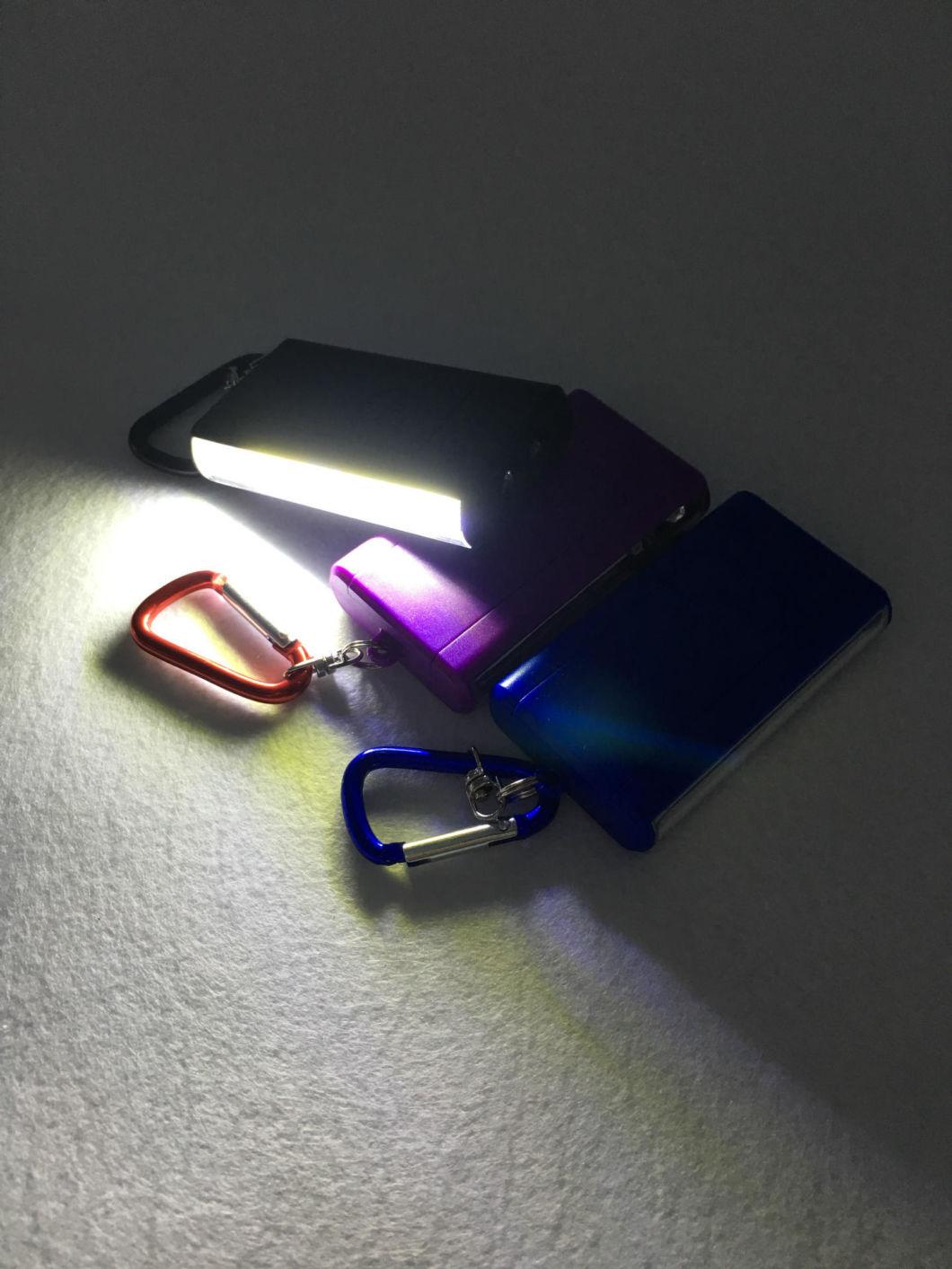 2*AAA COB Keychain Flashlight with Hook LED Work Light