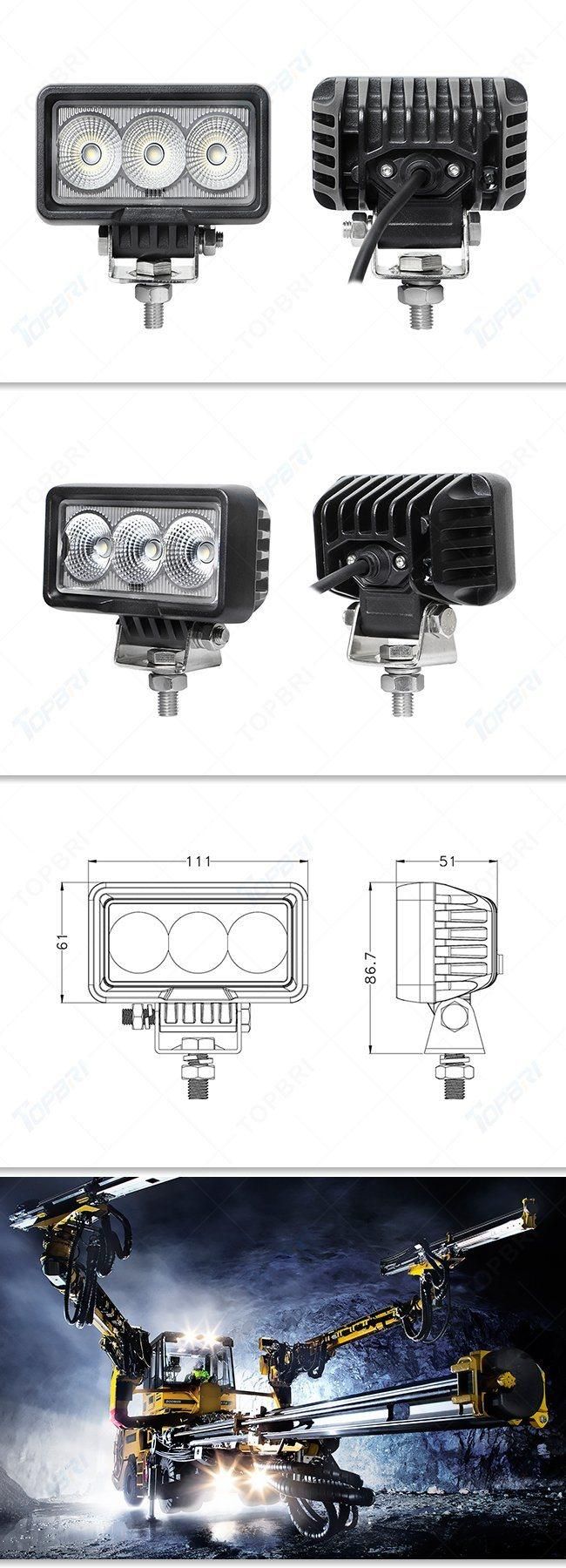 Wholesale IP67 Square Flood 30W 12 Volt LED Auxiliary Driving Work Light for Motorcycle Vehicle