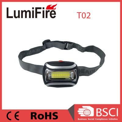 T02 The Best Factory Plastic COB LED Headlamp