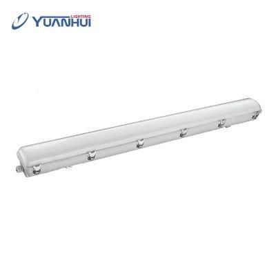 IP66 Ik10 LED Waterproof Lamp Linear Tri-Proof Fixture Polycarbonate Housing LED Light