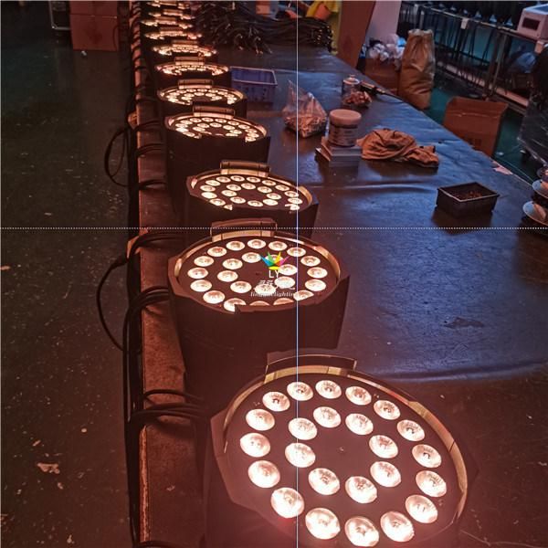 Stage Equipment DMX Disco RGBW 4in1 LED 24X12W DMX PAR Can Light