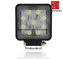 LED Car Light of LED Work Light Epistar Round Waterproof IP68 27W for SUV Car LED off Road Light and Driving Light