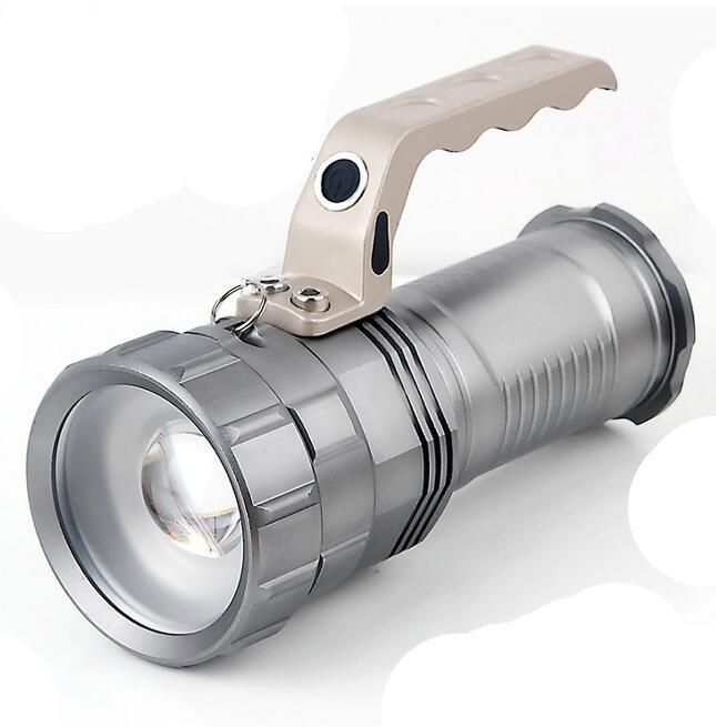 10W T6 Bulb 1000 Lumens LED Rechargeable Flashlight Outdoor Light