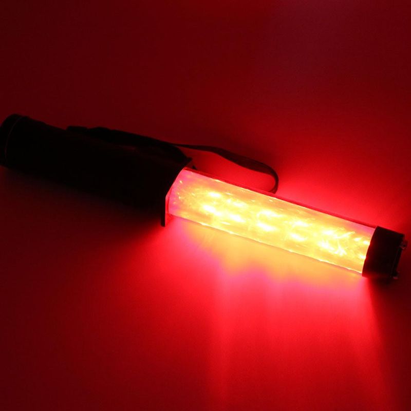 Equipment Lamp Batteries Red Light LED Flashlight Traffic Safety Flashlight Powerful LED Wyz19132