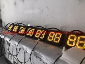 Customized 2 Digits Amber LED Bus Route Display