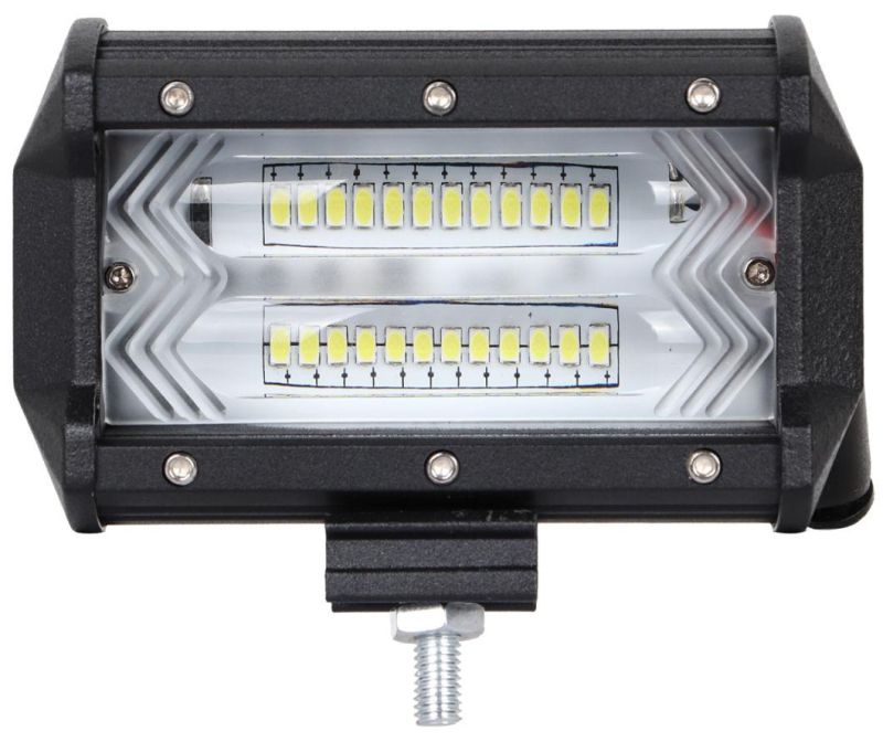New C2036c-6D 5 Inch 72W LED Work Lights 6D Lens Spot Beam Double Rows for Truck Car Tractor