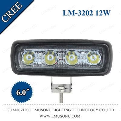 10-30V CREE LED Working Light off Road Driving Spot Light 6 Inch 12W Work Lamp