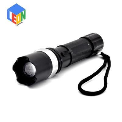 Rechargeable Zoom in and Zoom out Function Outdoor Camping Searching LED Flashlight