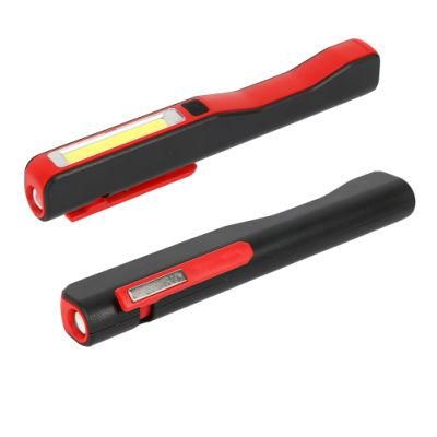 Yichen COB LED Flashlight with Pocket Clip and Magnet