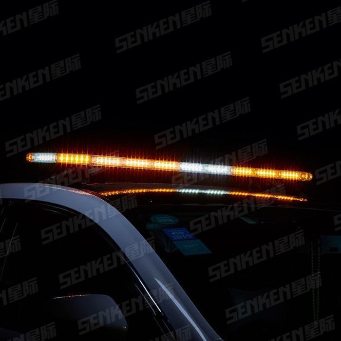 Senken Ultra Thin Amber LED Slim Emergency Lightbar Ambulance Fire Engine Police Car Lightbar