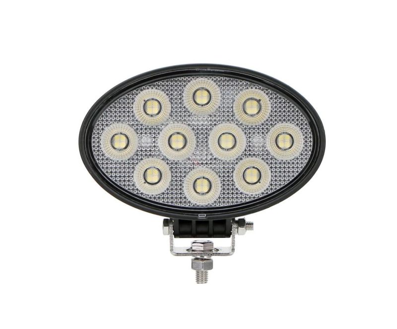 China Factory LED Auto Light 40W Compact Oval LED Car Work Light for Trucks/UTV