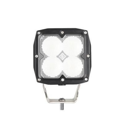 Heavy Duty 40W 12V 24V Rectangle LED Flood Work Light for Offroad Forklift Marine Mining