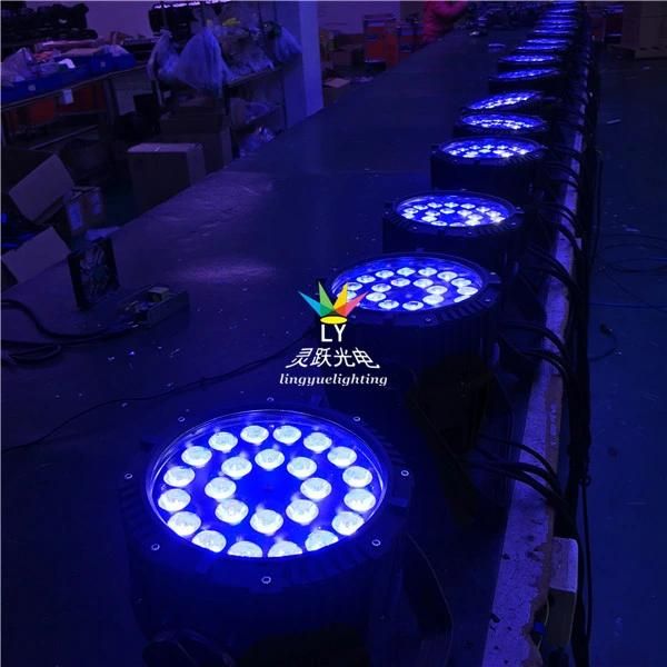 24X18W Rgbwauv 6in1 Outdoor Waterproof LED PAR Light