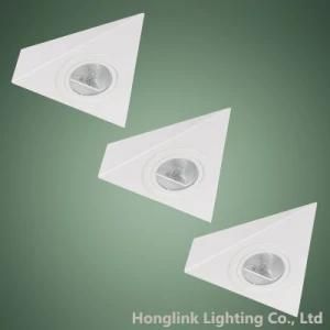 Hot Sale White Triangle Light Under Cabinet Luminaire for Furniture Cabinet