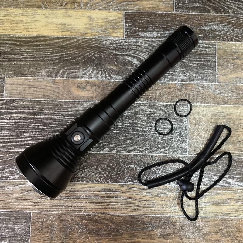 Waterproof Aluminium Casing High Power LED Flashlight for Diving Torch