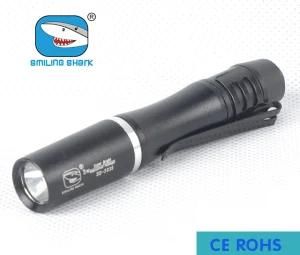 Portable Pen Flashlight Aluminum Alloy LED Mini Torch (SS-5038)