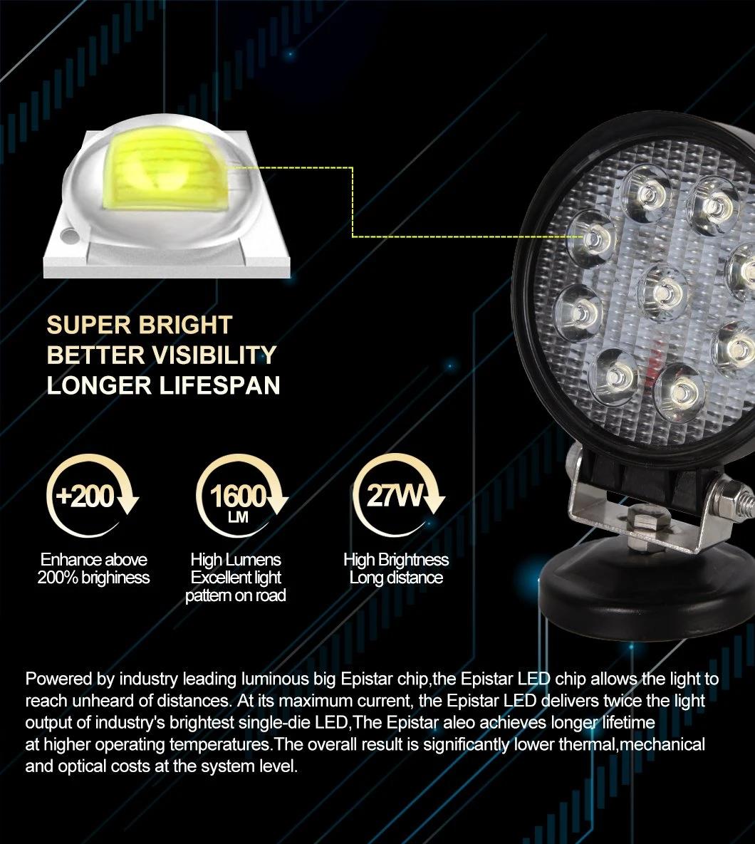 Super Bright and Wide Illumination Range LED Driving Lights for Truck Vehicle