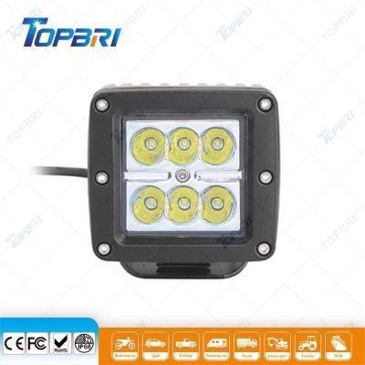 12V 18W 3inch Outdoor Auto LED Work Light for Truck