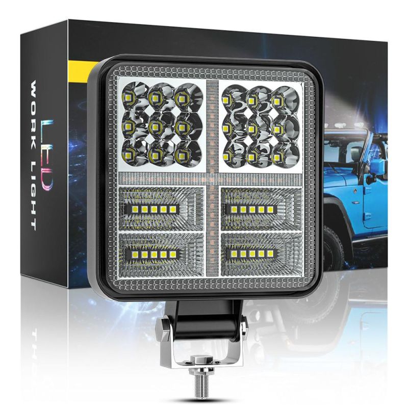Dxz 4inch 117W 59SMD Ultra Bright Light 4X4 Tractor Truck Light off Road Drivinglight with DRL Fog Light Worklight for Jeep ATV UTV SUV Lighting