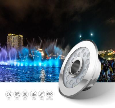 High Quality Outdoor Stainless Steel Multi Color Waterproof IP68 Underwater LED Dry Fountains Light