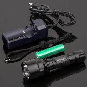 5 Modes Police Flashlight with Ce, RoHS, MSDS, ISO, SGS