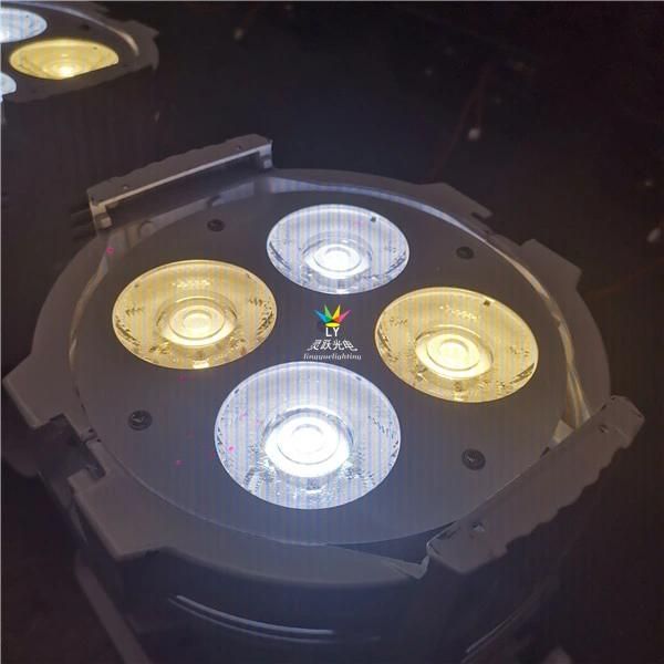 DMX Stage 4X50W Warm White LED PAR Can Light for Events