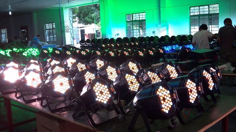 Rigeba 36PCS 3W RGB Outdoor IP65 Stage Event LED Wash PAR Can Light for Landscape