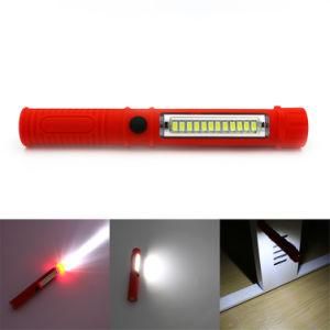 Magnet Clip AAA Powered 12+1 Work Light Flashlight