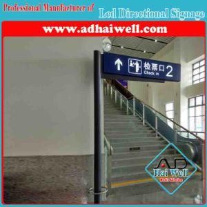 Custom Free Standing Indoor Signage for Airport or Rail Station