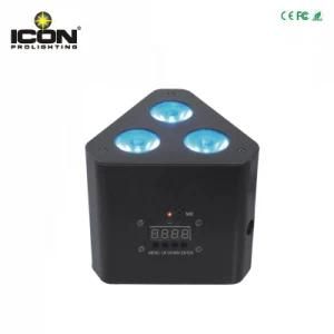 Factory Wholesale 3X10W RGBW 4in1 LED PAR Light for Stage